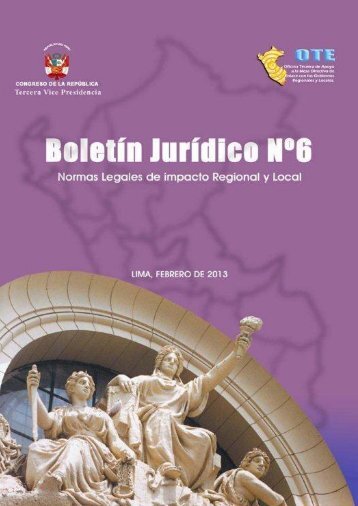 boletin de normas legales - Congreso de la RepÃºblica del PerÃº