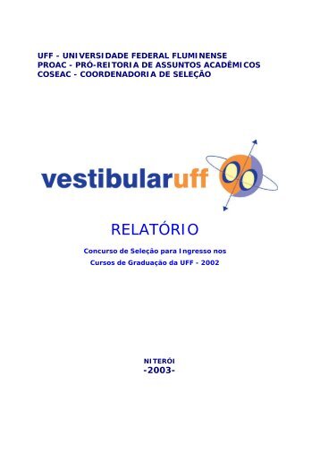 Concurso Vestibular UFF 2002