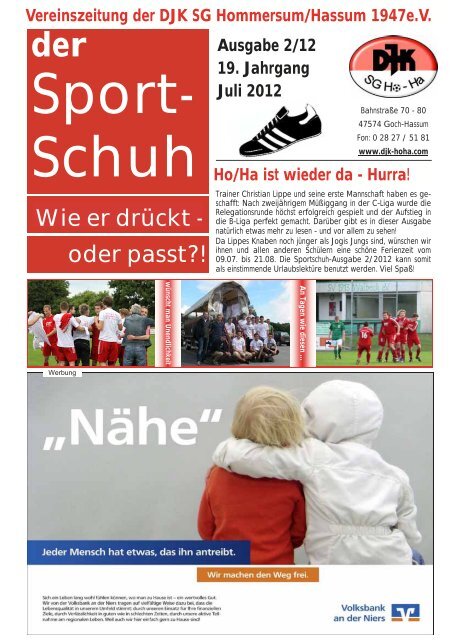 Sportschuh 2 - DJK SG Hommersum-Hassum 1947 eV