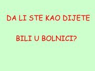 Bolnice - prijatelji djece