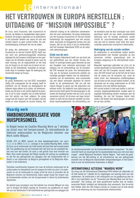 Vrijuit - editie oktober 2011 - Aclvb