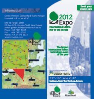 Folder KWF-Expo 2012 (englisch) - KWF-Tagung 2012