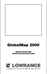 GlobalMap® 2000 - Lowrance
