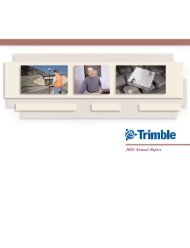 2002 Annual Report - Trimble