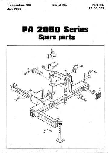 PA 2050 Series - Parts Manual - McConnel