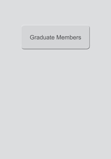 Graduate Members