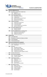 Plan de classification - CDPDJ