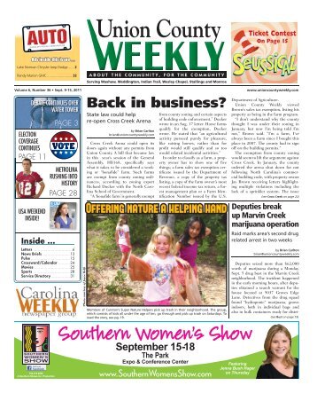 Union County - Carolina Weekly Newspapers