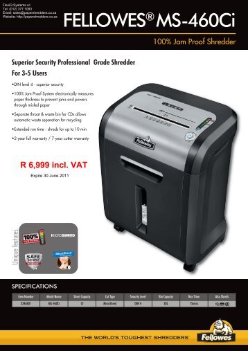 Intellishred Ms-460ci.pdf - Shredder