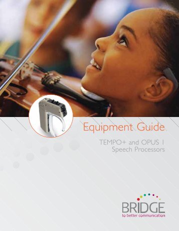 Equipment Guide - Med-El