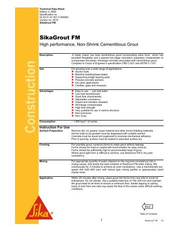 Sikagrout FM.pdf - Jaya Raya Utama