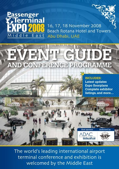 and conference programme - Passenger Terminal Expo