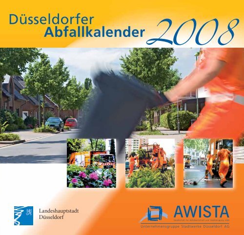 DÃƒÂ¼sseldorfer Abfallkalender 2008 - Stadt DÃƒÂ¼sseldorf
