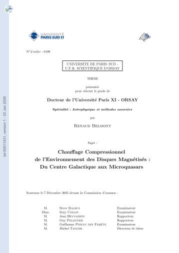 Chauffage Compressionnel de l'Environnement des Disques ...