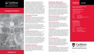 Program Brochure - Carleton University