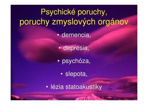 RIZIKO IMOBILIZAÄŒNÃ‰HO SYNDRÃ“MU