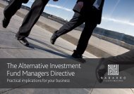 The Alternative Investment Fund Managers Directive - Nabarro