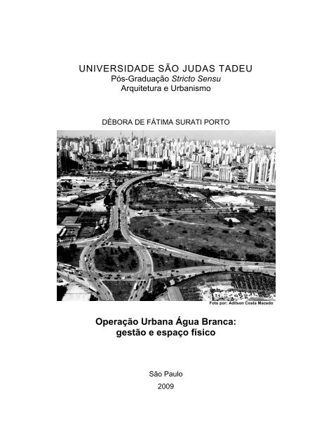 Arquitetura e Urbanismo - Universidade São Judas Tadeu