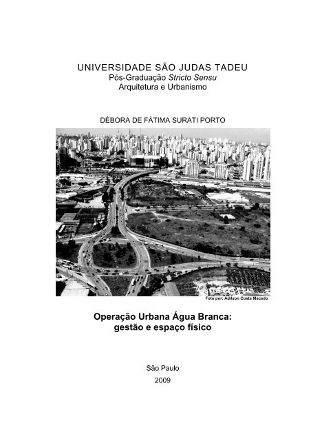 SÃ£o Paulo, 02 de dezembro de 2010 - Universidade SÃ£o Judas Tadeu