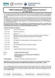 Einladung und Antwortfax TRWI-Fortbildung 22.03.2012