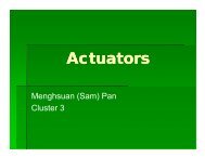 Actuators - COSMOS