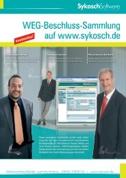 Download Infoblatt Sykosch WEG-Beschluss ... - von Sykosch