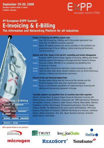 E-Invoicing & E-Billing - Billentis