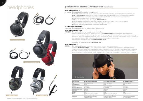 European Product Catalogue 2013 - Audio-Technica