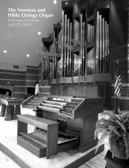 to view the full organ dedication program. - Trinity Christian College