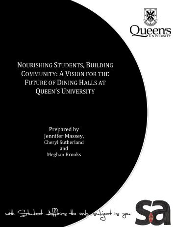 nourishing students,building community:av ision for the future of ...