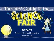 Science Fair Information Packet