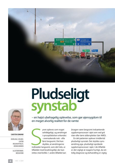 Pludseligt synstab - Øjenforeningen Værn om Synet