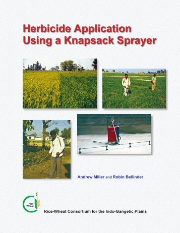 Herbicide Application Using a Knapsack Sprayer - Cornell University