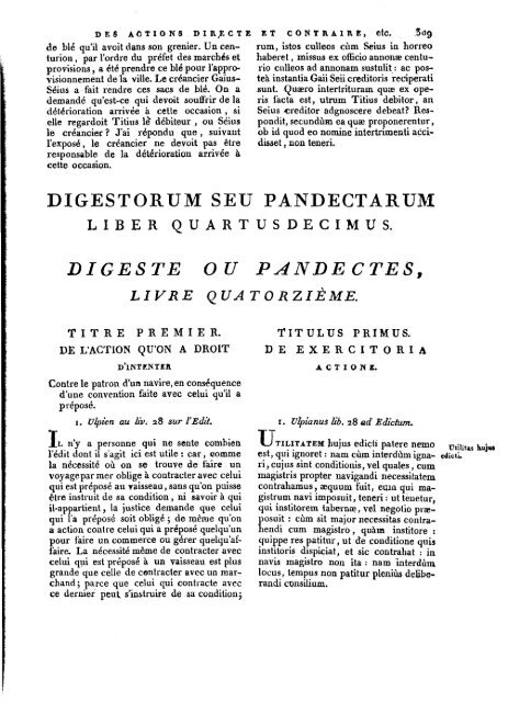 digestorum seu pandectarum digeste ou Ï a Î½ d Îµ c ... - Histoire du droit