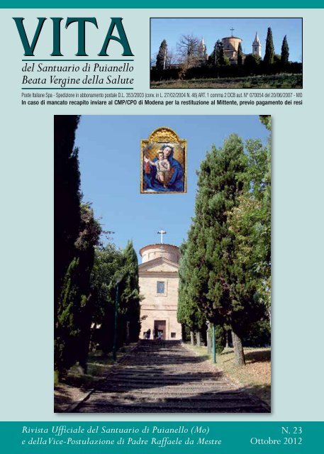 RIVISTA 23 (ottobre 2012) - Santuario di Puianello