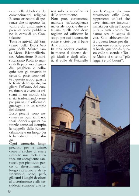 RIVISTA 23 (ottobre 2012) - Santuario di Puianello