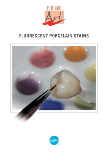 Fluorescent Porcelain stains - SHOFU Dental GmbH