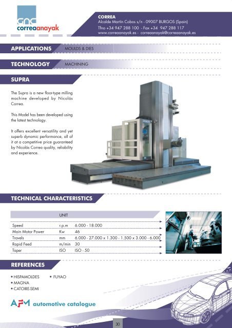 automotive catalogue - AFM