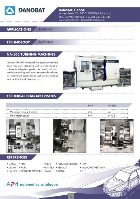 automotive catalogue - AFM