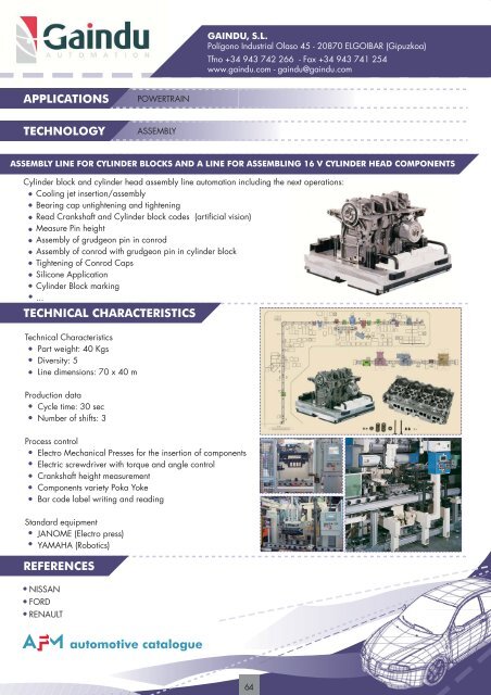 automotive catalogue - AFM