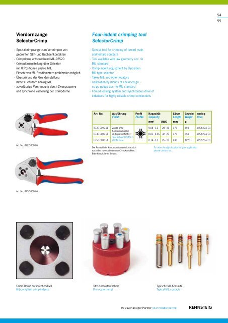 Kabelverarbeitung Cable & Connector Tools