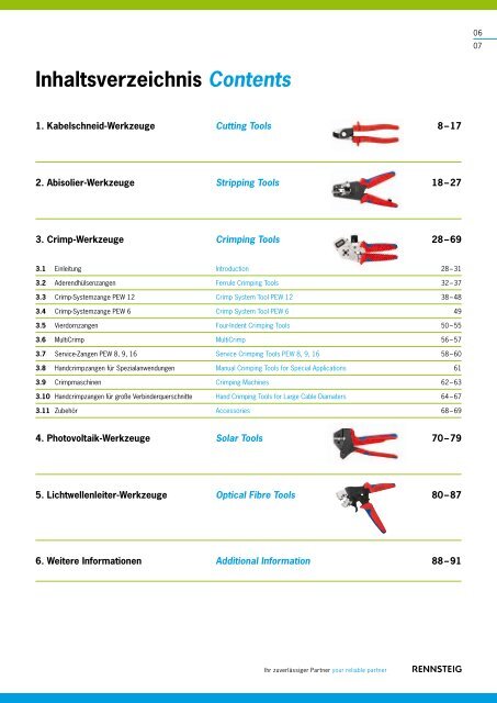 Kabelverarbeitung Cable & Connector Tools