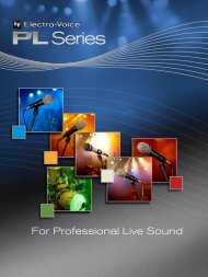 PL Full Brochure 3.54 MB - Electro-Voice