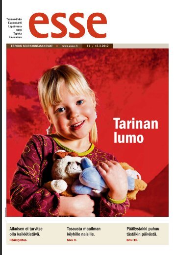 Esse 11/2012 (pdf) - Espoon seurakuntasanomat