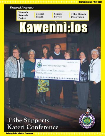 KawennÃ¬:ios Newsletter - OnerahtohkÃ³:wa / May 2012 - Saint Regis ...