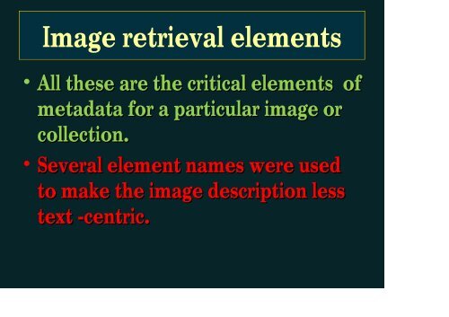 Information Retrieval Techniques for non-textual media - Prof. A ...