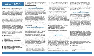 MOC for Medical Physics - The American Board of Radiology