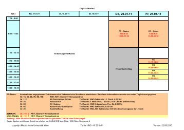 Stundenplan Zug E1.pdf - Medizinische Universität Wien