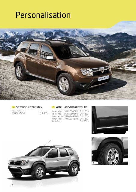 Dacia Duster ZUBEHÃ–R