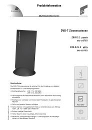 DVB-T Zimmerantenne ZIFA D-2 passiv